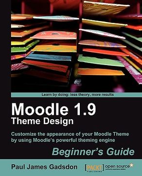 portada moodle 1.9 theme design: beginner's guide (in English)