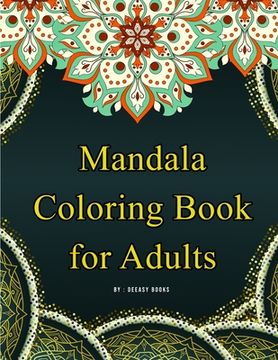 portada Mandala Coloring Book for Adults (en Inglés)