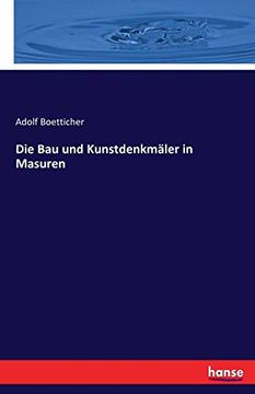 portada Die bau und Kunstdenkmäler in Masuren (in German)