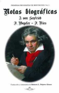 portada Primeras Biografias de Beethoven Vol. 1 Notas Biograficas