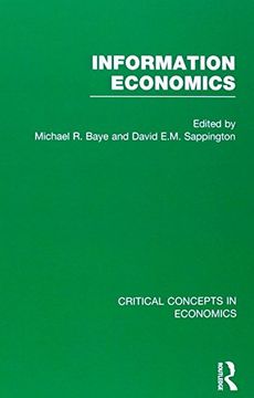portada Information Economics (Critical Concepts in Economics) (in English)
