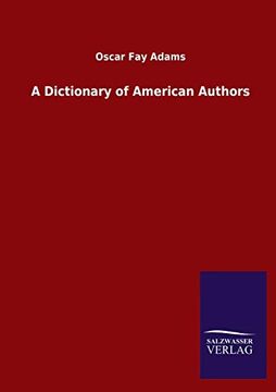 portada A Dictionary of American Authors (in English)