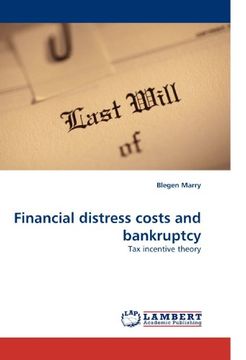 portada financial distress costs and bankruptcy (en Inglés)