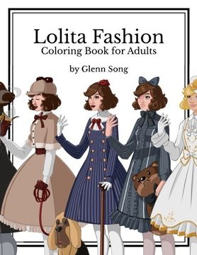 portada Lolita Fashion: Coloring Book for Adults (in English)