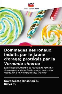 portada Dommages neuronaux induits par le jaune d'orage; protégés par la Vernonia cinerea (in French)