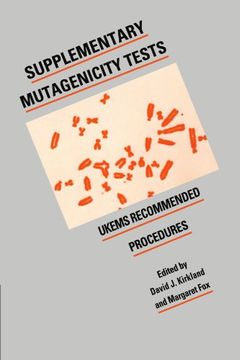 portada Supplementary Mutagenicity Tests: Ukems Recommended Procedures (en Inglés)