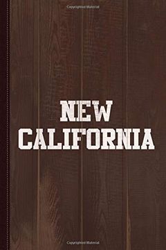 portada New California Journal Not: Blank Lined Ruled for Writing 6x9 110 Pages 