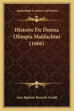 portada Histoire De Donna Olimpia Maldachini (1666) (en Francés)