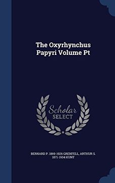 portada The Oxyrhynchus Papyri Volume PT