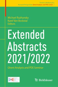 portada Extended Abstracts 2021/2022: Ghent Analysis and Pde Seminar
