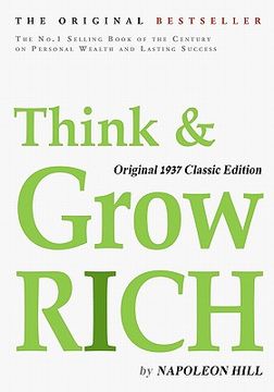 portada think and grow rich, original 1937 classic edition (en Inglés)