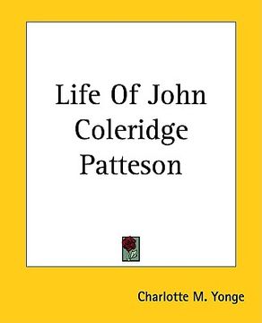 portada life of john coleridge patteson (en Inglés)