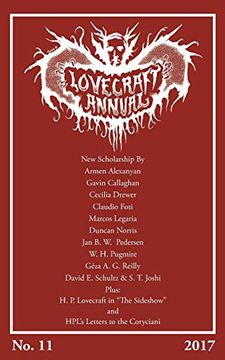 portada Lovecraft Annual no. 11 (2017) (en Inglés)
