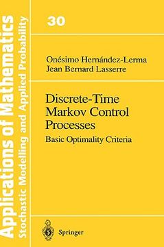 portada discrete-time markov control processes: basic optimality criteria (en Inglés)