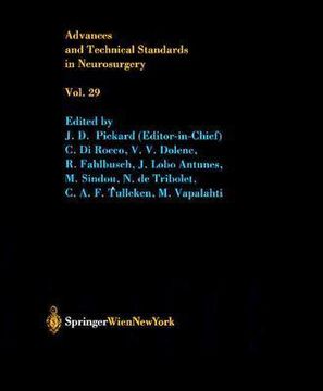 portada advances and technical standards in neurosurgery vol. 29 (en Inglés)