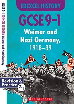 portada Weimar and Nazi Germany: Gcse Revision Guide and Practice Book for Edexcel History With Free app (Gcse Grades 9-1 Study Guides) (Gcse Grades 9-1 History) 
