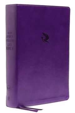 portada Kjv, Spirit-Filled Life Bible, Third Edition, Leathersoft, Purple, red Letter, Comfort Print: Kingdom Equipping Through the Power of the Word (en Inglés)