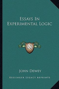 portada essays in experimental logic (in English)