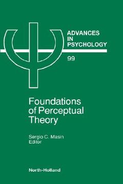 portada foundations of perceptual theory (en Inglés)