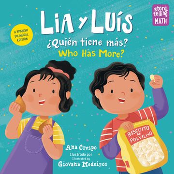 portada Lia Y Luís: ¿Quién Tiene Más? / Lia & Luis: Who Has More? (en Inglés)