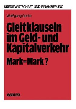 portada Gleitklauseln Im Geld- Und Kapitalverkehr: Mark = Mark? (en Alemán)