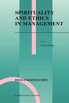 portada spirituality and ethics in management (en Inglés)