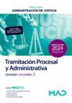portada Cuerpo de Tramitacion Procesal y Administrativa (Turno Libre). Temario (Vol. 3)