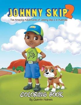 portada Johnny Skip 2 - Coloring Book: The Amazing Adventures of Johnny Skip 2 in Australia (multicultural book series for kids 3-to-6-years old)