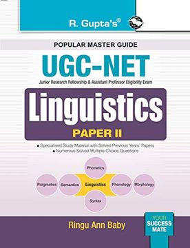 portada Ugcnet: Linguistics (Paper ii) Exam Guide (en Inglés)