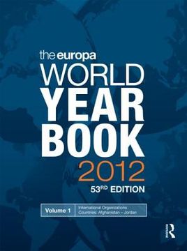 portada The Europa World Year Book 2 Volume Set