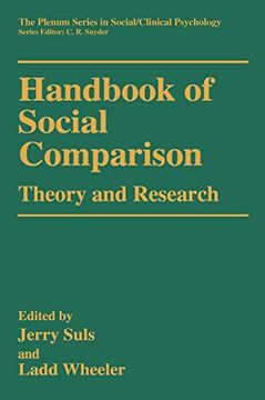 portada Handbook of Social Comparison: Theory and Research (The Springer Series in Social Clinical Psychology) (en Inglés)