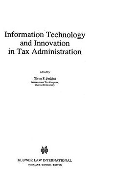 portada information technology and innovation in tax administration