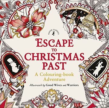 portada Escape to Christmas Past: A Colouring Book Adventure (en Inglés)