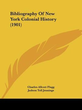 portada bibliography of new york colonial history (1901)