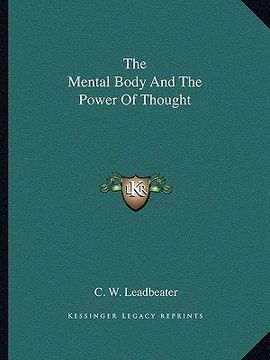 portada the mental body and the power of thought