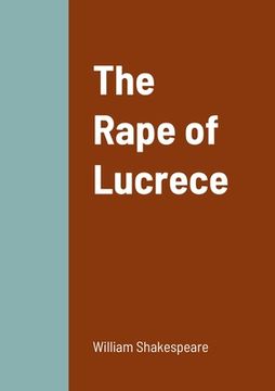 portada The Rape of Lucrece (en Inglés)