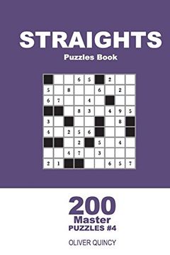 portada Straights Puzzles Book - 200 Master Puzzles 9x9 (Volume 4) (in English)