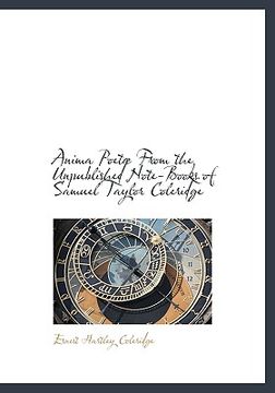 portada anima poet from the unpublished note-books of samuel taylor coleridge