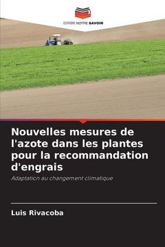 portada Nouvelles Mesures de L'azote Dans les Plantes Pour la Recommandation D'engrais (in French)