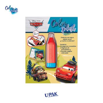 portada Libro Mágico para colorear con agua "CARS DISNEY"