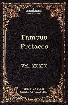portada prefaces and prologues to famous books: the five foot shelf of classics, vol. xxxix (in 51 volumes)