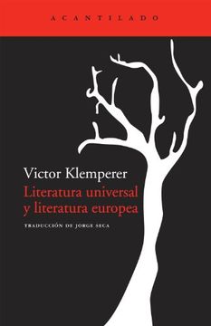 portada Literatura Universal y Literatura Europea