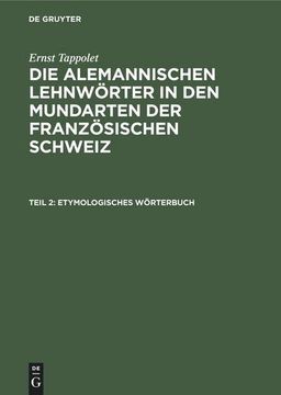 portada Etymologisches Wörterbuch (en Alemán)