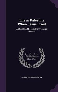 portada Life in Palestine When Jesus Lived: A Short Hand-Book to the Synoptical Gospels (en Inglés)