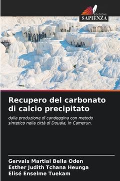 portada Recupero del carbonato di calcio precipitato (en Italiano)