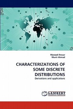 portada characterizations of some discrete distributions (in English)
