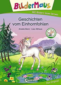 portada Bildermaus - Geschichten vom Einhornfohlen: Mit Bildern Lesen Lernen - Ideal für die Vorschule und Leseanfänger ab 5 Jahre (in German)