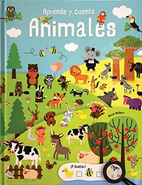 portada Aprende y Cuenta: Animales