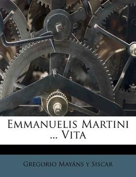 portada Emmanuelis Martini ... Vita (en Francés)