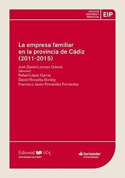 portada La Empresa Familiar en la Provincia de Cadiz (2011-2015) (in Spanish)